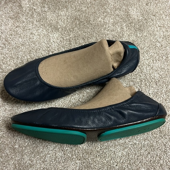 TIEKS Navy Blue Ballet Flats, Size 9, GREAT CONDITION - Picture 10 of 13